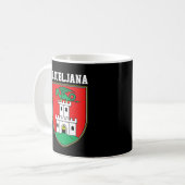 Wappen von Ljubljana - SLOWENIEN Kaffeetasse (Vorderseite Links)