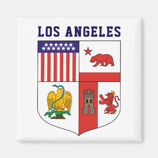 Wappen von Los Angeles Magnet (Vorne)