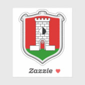 Wappen von Lysá nad Labem, Tschechische Republik Aufkleber (Blatt)