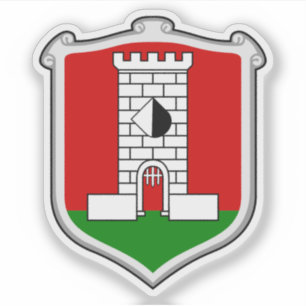 Wappen von Lysá nad Labem, Tschechische Republik Aufkleber