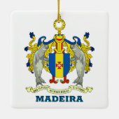 Wappen von Madeira, Portugal Keramikornament (Rückseite)