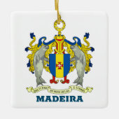 Wappen von Madeira, Portugal Keramikornament (Vorderseite)