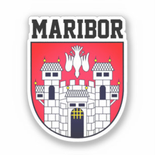 Wappen von Maribor - SLOWENIEN Aufkleber