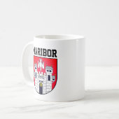 Wappen von Maribor - SLOWENIEN Kaffeetasse (Vorderseite Links)