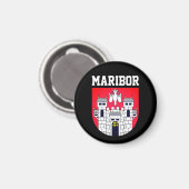 Wappen von Maribor - SLOWENIEN Magnet (Vorderseite/Rückseite)