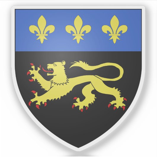 Wappen von Massy, Essonne, Île-de-France Aufkleber (Vorderseite)