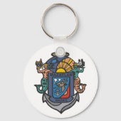 Wappen von Mazatlán, Sinaloa (MX) Schlüsselanhänger (Vorderseite)