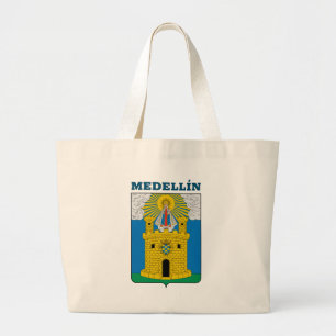 Wappen von Medellín, Kolumbien Jumbo Stoffbeutel