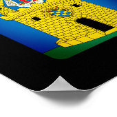 Wappen von Medellín, Kolumbien Poster (Ecke)