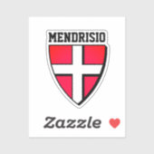 Wappen von Mendrisio - SCHWEIZ Aufkleber (Blatt)