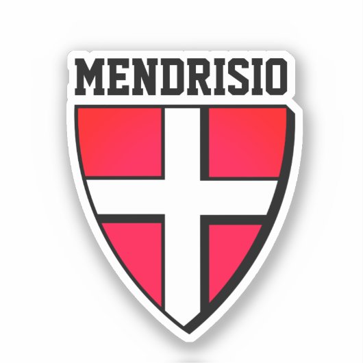 Wappen von Mendrisio - SCHWEIZ Aufkleber (Vorderseite)