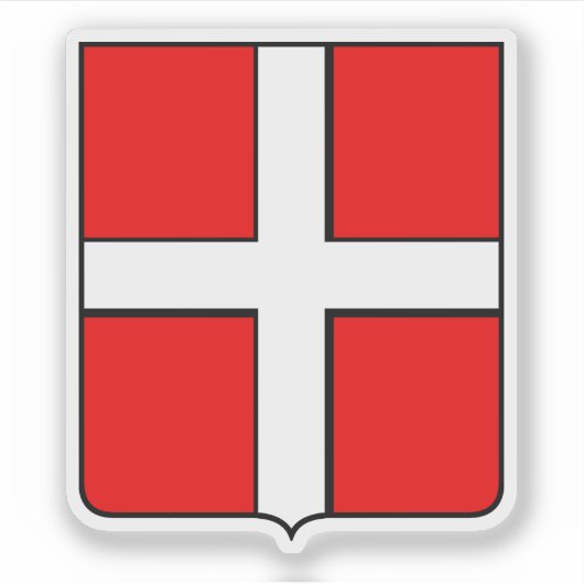 Wappen von Mendrisio, Schweiz Aufkleber (Vorderseite)