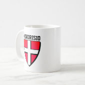 Wappen von Mendrisio - SCHWEIZ Kaffeetasse (Vorderseite Links)
