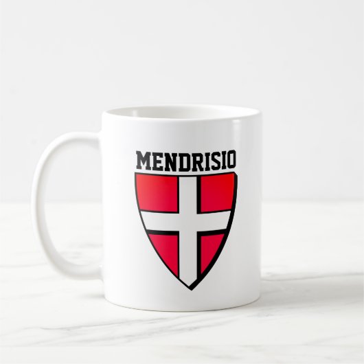 Wappen von Mendrisio - SCHWEIZ Kaffeetasse (Links)