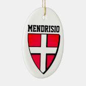 Wappen von Mendrisio - SCHWEIZ Keramik Ornament (Rechts)