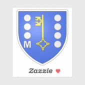 Wappen von Miramas, Bouches-du-Rhône Aufkleber (Blatt)