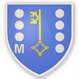 Wappen von Miramas, Bouches-du-Rhône Aufkleber