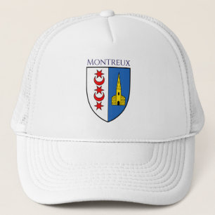 Wappen von Montreux, Schweiz Truckerkappe