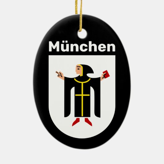 Wappen von München Keramik Ornament (Hinten)