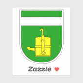 Wappen von Mursko Sredisce, Kroatien Aufkleber (Blatt)