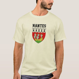 Wappen von Nantes, französischer T - Shirt