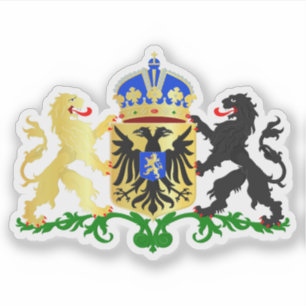 Wappen von Nijmegen, Niederlande Aufkleber