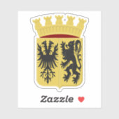 Wappen von Ninove, Belgien Aufkleber (Blatt)