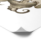 Wappen von Oberst William Ball von Virginia Poster (Ecke)