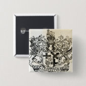 Wappen von Oliver Cromwell Button (Vorne & Hinten)