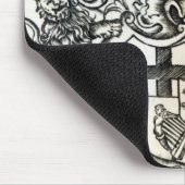 Wappen von Oliver Cromwell Mousepad (Ecke)