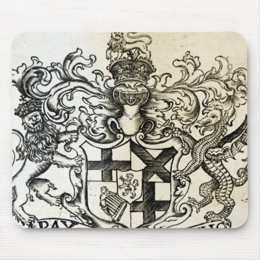 Wappen von Oliver Cromwell Mousepad (Vorne)