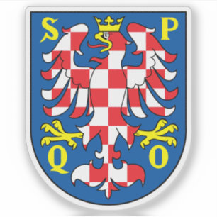 Wappen von Olomouc, Tschechische Republik Aufkleber