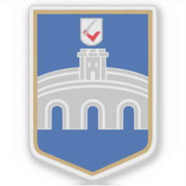 Wappen von Osijek, Kroatien Aufkleber