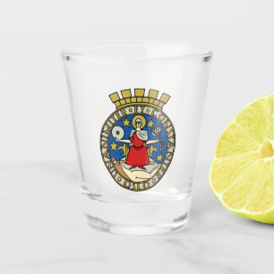 Wappen von Oslo, Norwegen Schnapsglas