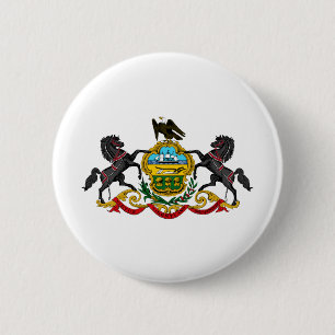 Wappen von Pennsylvania Button