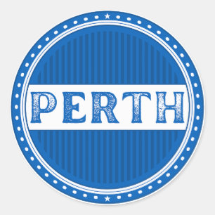 Wappen von Perth City Pride – Schottische Identitä Runder Aufkleber