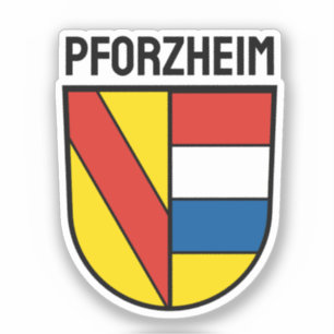 Wappen von Pforzheim, Deutschland Aufkleber
