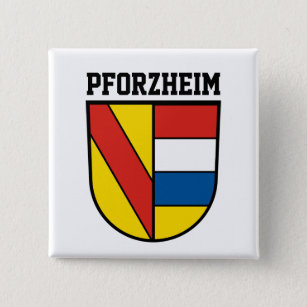 Wappen von Pforzheim, Deutschland Button