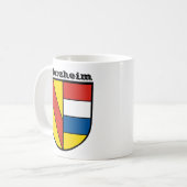 Wappen von Pforzheim, Deutschland Kaffeetasse (Vorderseite Links)