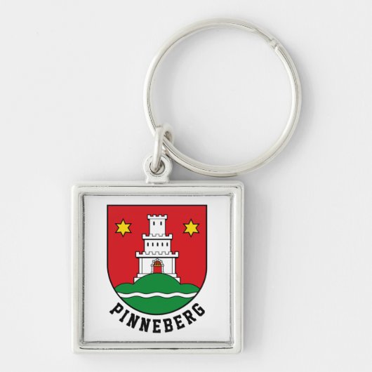Wappen von Pinneberg, Deutschland Schlüsselanhänger (Vorne)