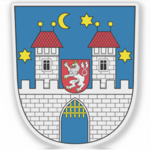 Wappen von Písek, Tschechische Republik Aufkleber