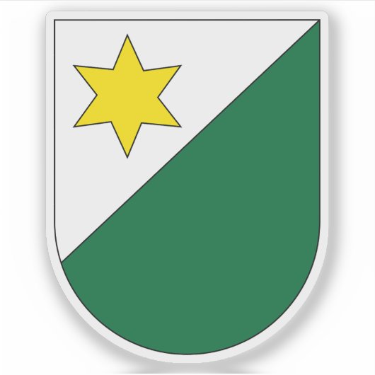 Wappen von Planken, Liechtenstein Aufkleber (Vorderseite)
