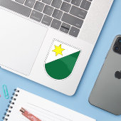 Wappen von Planken, Liechtenstein Aufkleber (Laptop mit iPhone)