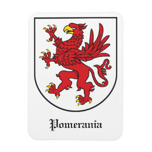 Wappen von Pommern Majestätischer Greif Art Magnet