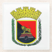 Wappen von Ponce, Puerto Rico Glasuntersetzer (Vorderseite)