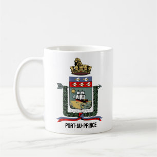 Wappen von Port-au-Prince, HAITI Kaffeetasse