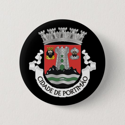 Wappen von Portimão, PORTUGAL Button (Vorderseite)