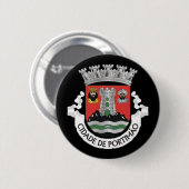 Wappen von Portimão, PORTUGAL Button (Vorne & Hinten)