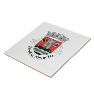 Wappen von Portimão, PORTUGAL Fliese