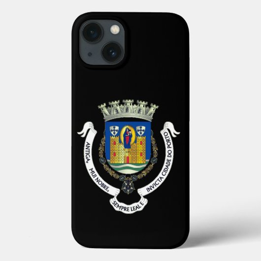 Wappen von Porto, PORTUGAL Case-Mate iPhone Hülle (Rückseite)